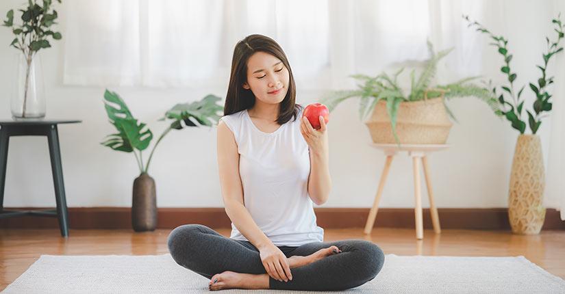What to eat before yoga session
