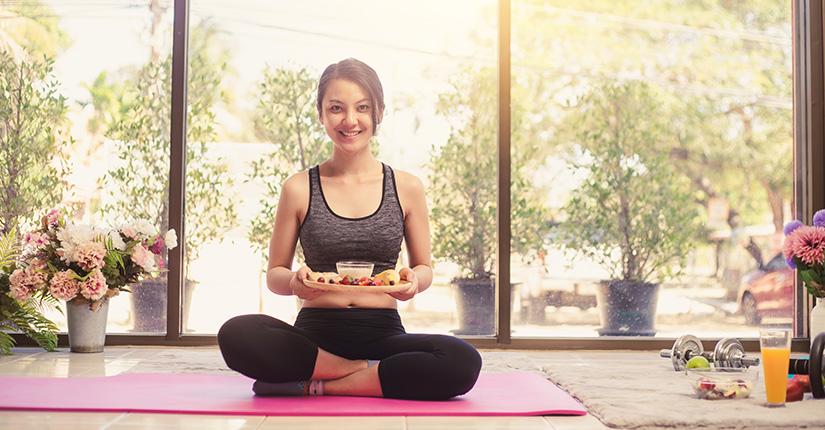 What to eat after yoga session.
